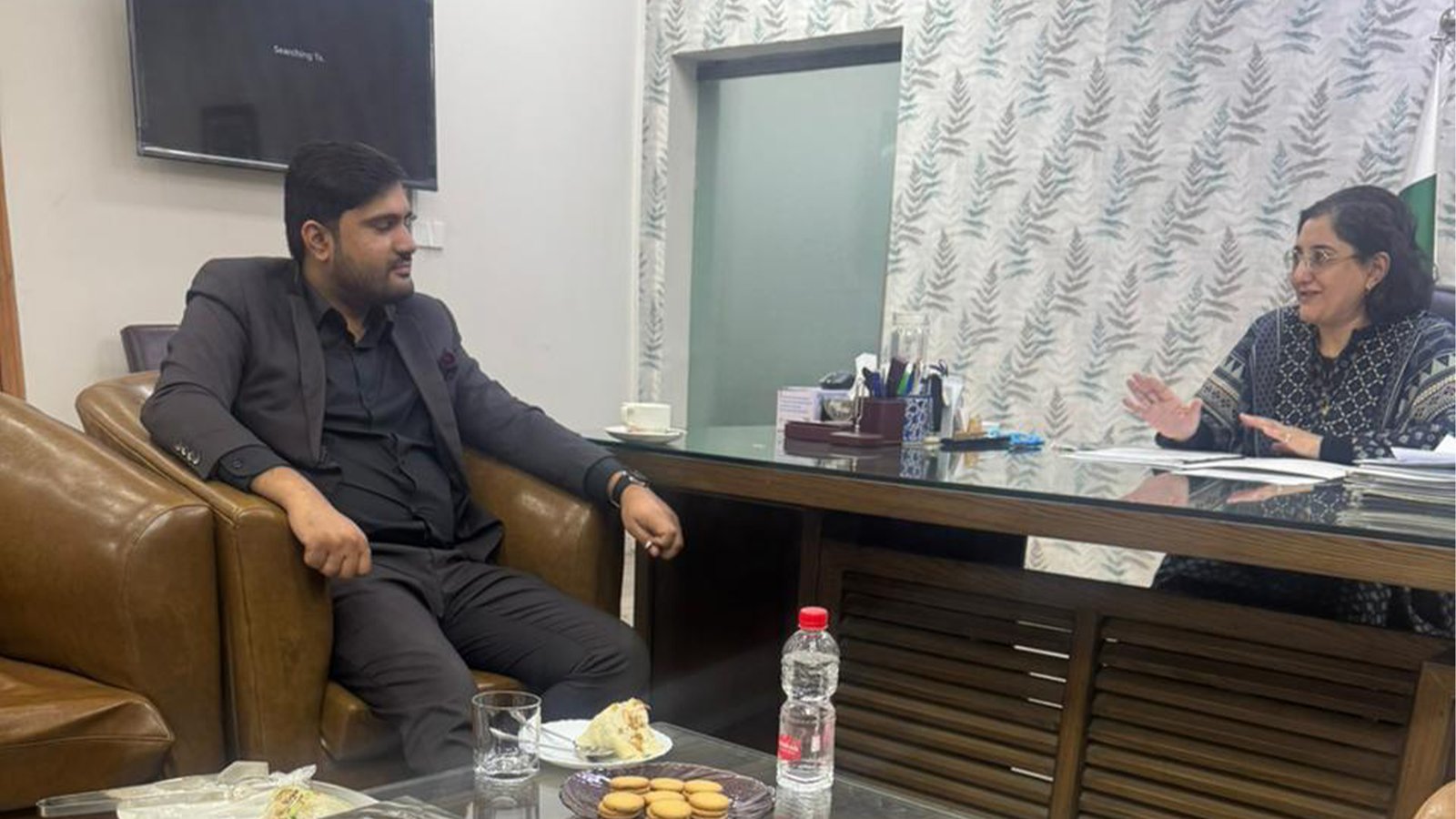 Syed Aun Shah Meets VC University of Home Economics Lahore to Discuss Students’ Overseas Placement
