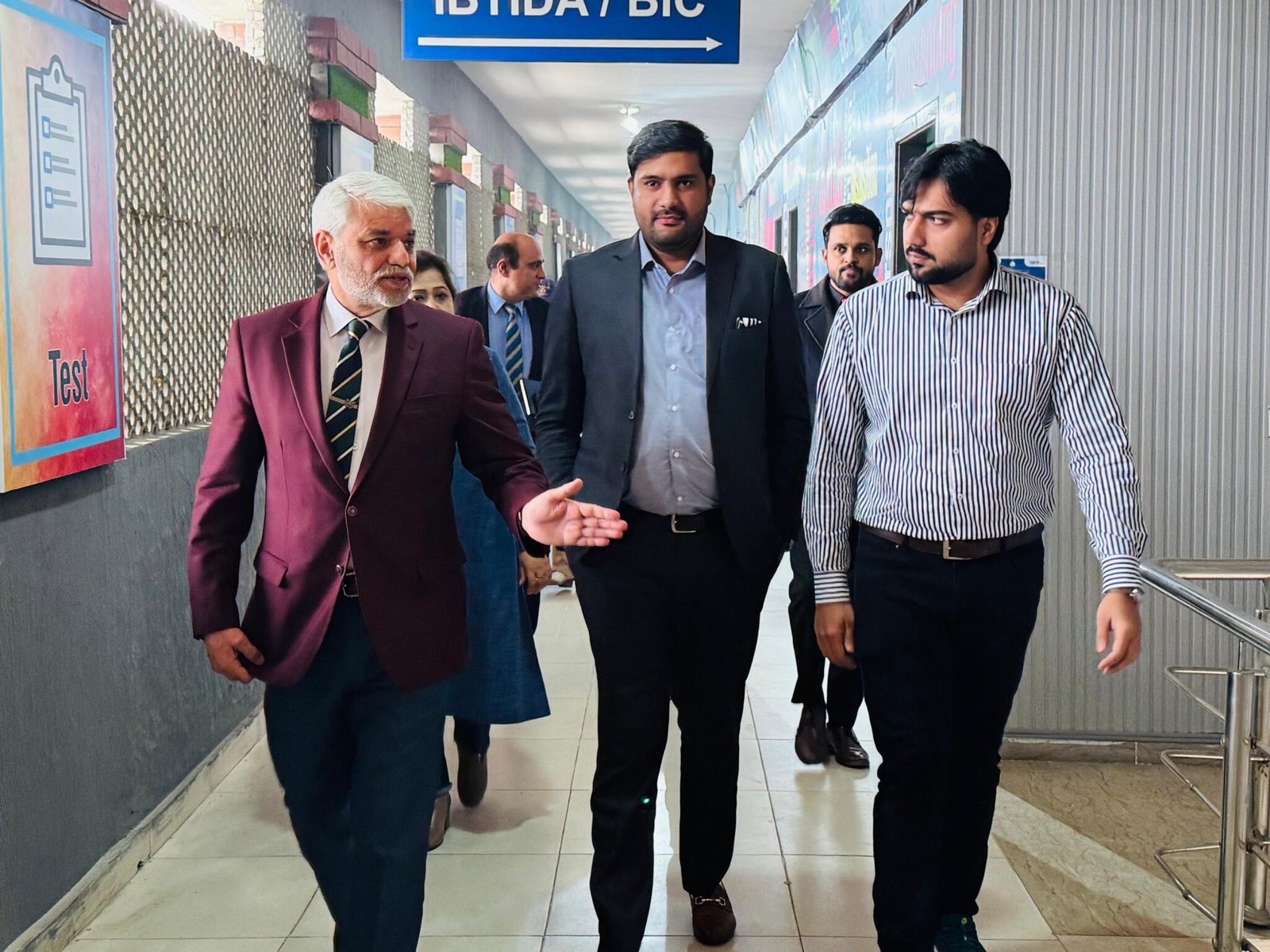 Syed Aun Muhammad Hussain Shah Lahore Garrison University Visit